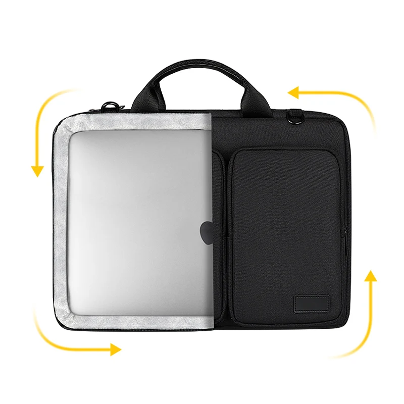 Precio Bolsa Impermeable Para Laptop 13,3 14 15,6 16 Pulgadas Notebook Funda Para Hombro Para Macbook Air Pro Manga Bolso Mujeres Hombres Maletín