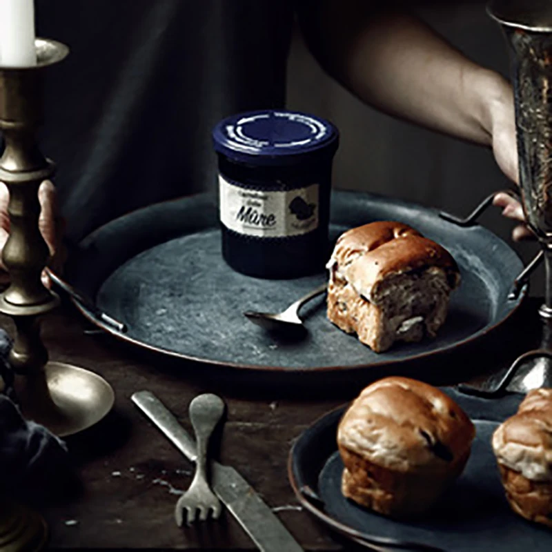 Европейский ручка в стиле ретро металлическая пластина ручной работы круглый