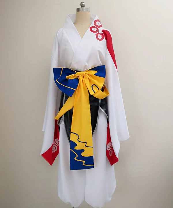 

Cosplaydiy Anime InuYasha Sesshomaru Kimono Anime Cosplay Costume full Set Dress Adult Women Men Halloween Party Suits