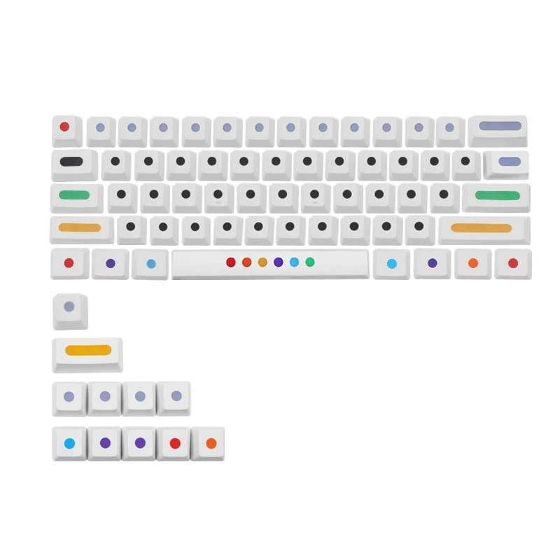 

71 клавиш/комплект, колпачки для клавиш MX Switch GK61 GK64 Anne