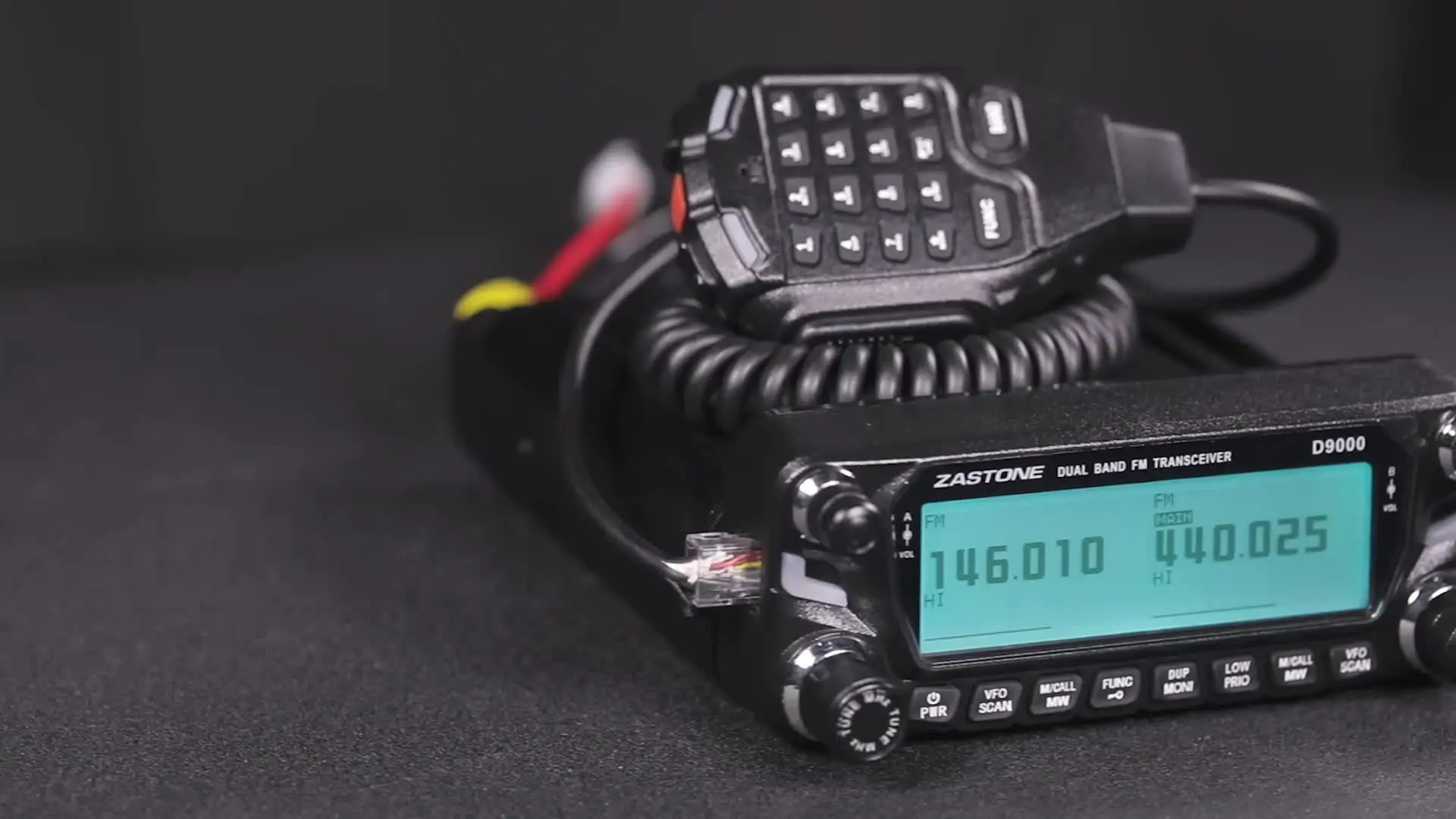 

ZASTONE D9000 50W Duad Band Mobile radio 144/440MHZ 2 Bands FM Transceiver 50W Car Radio Walkie talkie