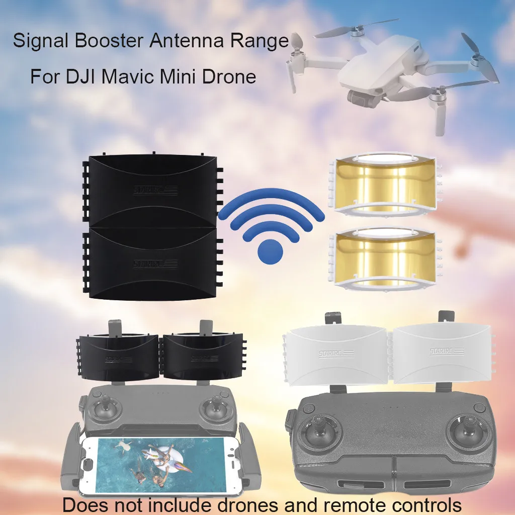 

Signal Booster Antenna Range Exte Booster For DJI Mavic Mini Drone Drone Quadcopter kids toys Folding Propeller Exte Booster#G20