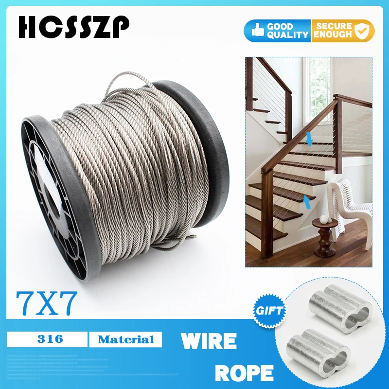 5 метров гибкая проволочная веревка палубный кабель комплект перил морского