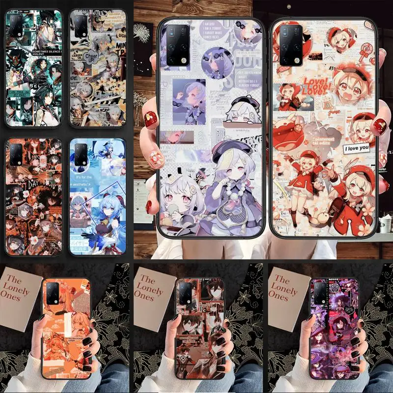 

Genshin Impact keqing xiao Phone Case for Samsung A6S A530 A720 A750 A8 A9 A10 A20 A30 A40 A50 A70 A10S A20S A51 A52 Plus cover