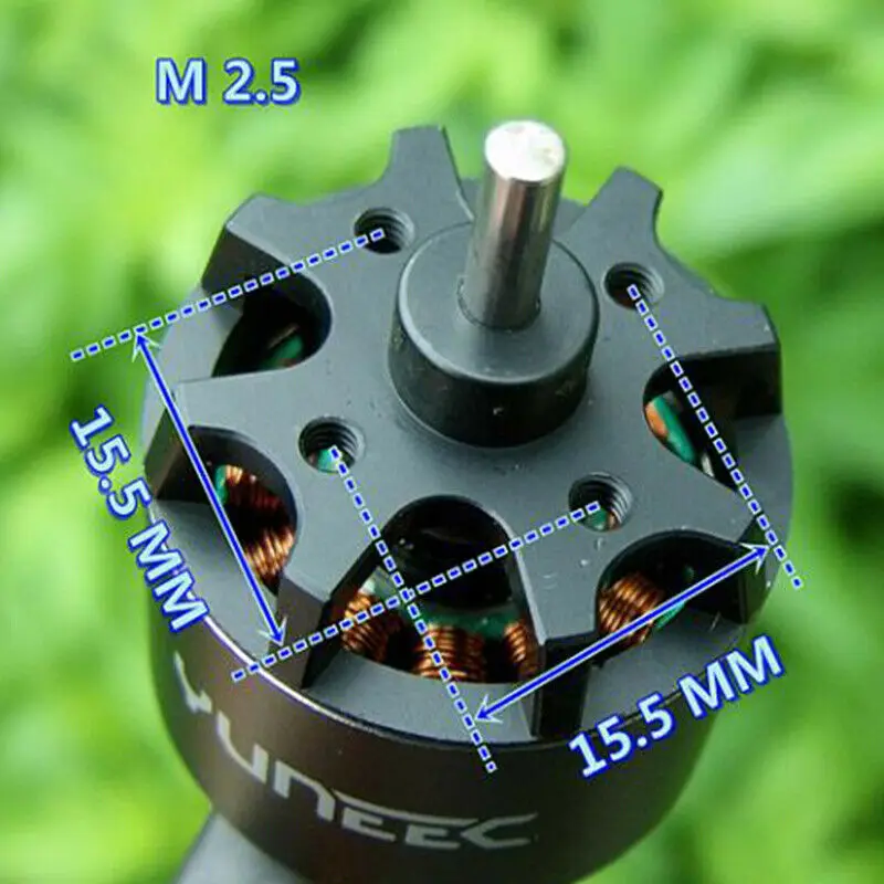 YUNEEC 1680KV 2810 бесщеточный флуоресцентный микромотор для многоосного аэрократа