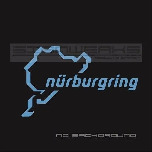 

Наклейка для автомобилей 2 шт./пара, Nurburgring, гоночная дорожка, JDM, европейская цепь, Raceway STR, пара