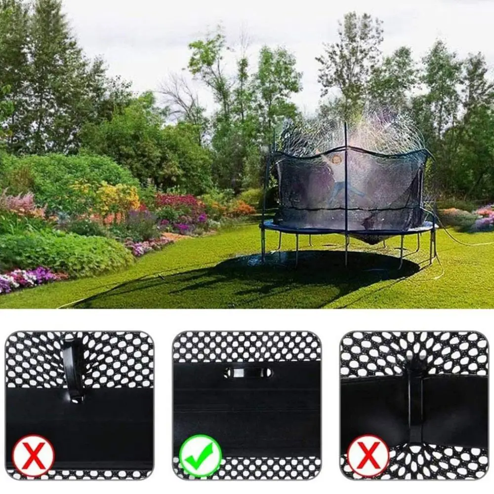

EU Orange Water Sprinkler Sprinklers Sprinkler Durable Waterpark Trampoline Irrigation System Practical Plastic Nozzle Outdoor