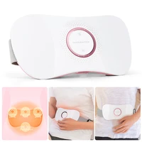 smart waist massager ems infrared heating relieves lumbar muscle strain warm palace vibrating massage period pain relief tools