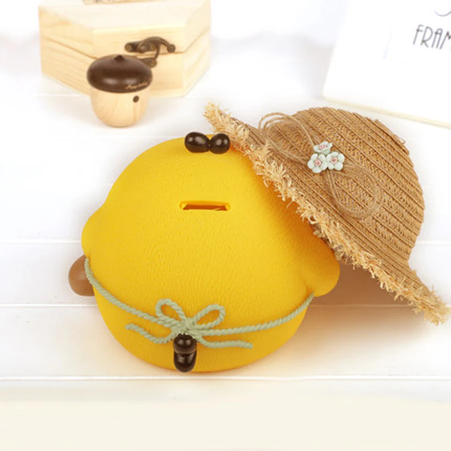 Персонализированные милые детские смолы копилка коробка копилки банка экономия