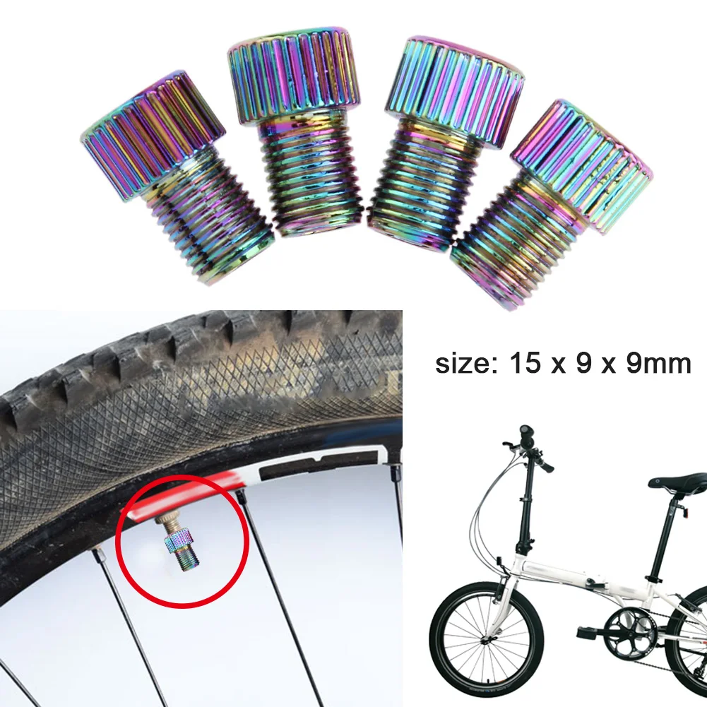 Адаптер клапана велосипеда 4 шт. Presta to Schrader Wheels газовая сопла Преобразователь