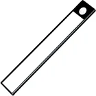 Светодиодная лампа для шкафа с пассивным ИК датчиком движения, ультратонкий светильник для шкафа, перезаряжаемый ночсветильник для шкафа, чулана