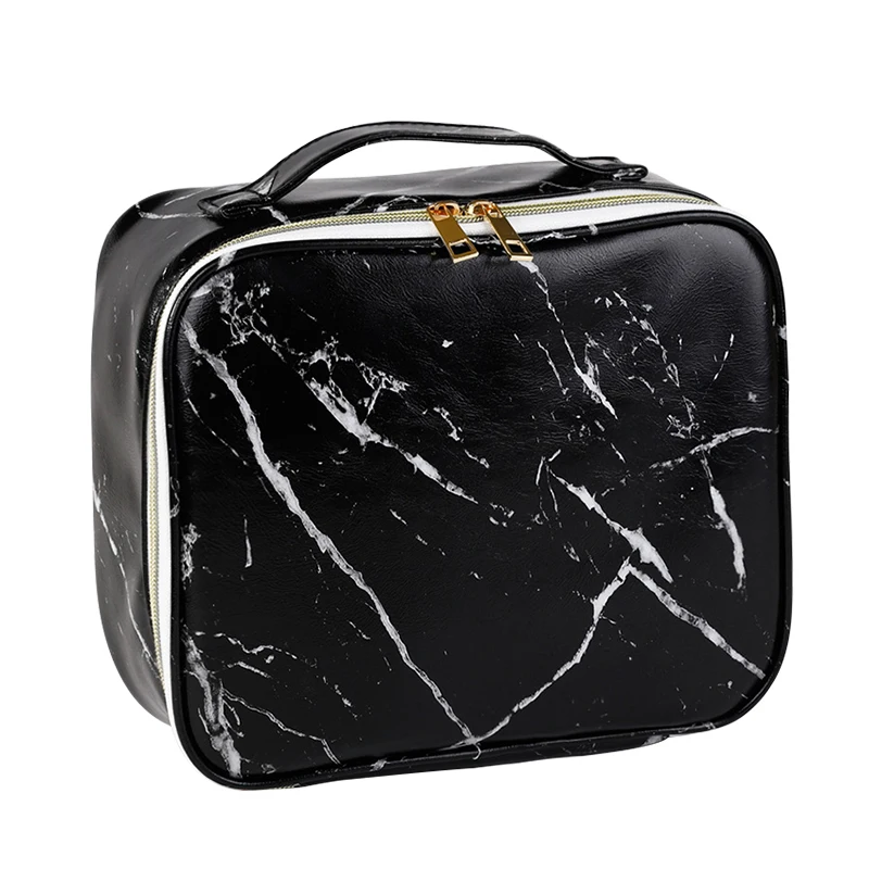 Косметичка с мраморным узором Женский чехол для макияжа губная помада сумка