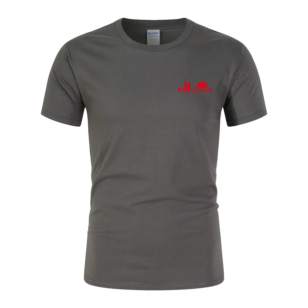 

2021 Men's T-shirt Casual Sports Short-sleeved T-shirt Solid Color Letter Printing T-shirt Fashion Men And Women Couple T-shirt