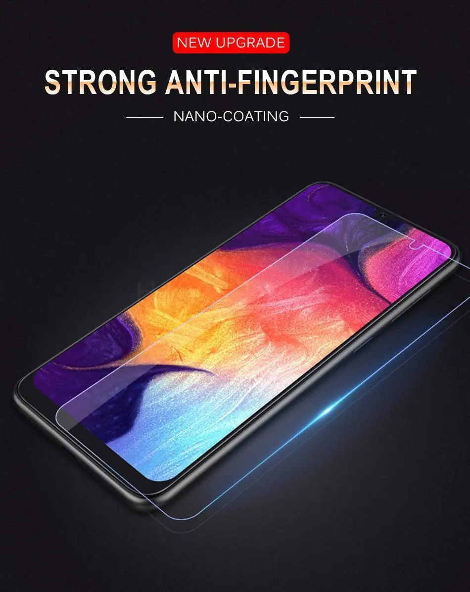 Закаленное Стекло на samsung Galaxy A90 5G A70 A50S A50 A40 A30 A20 M30S A6 A750 A8Plus A7 A750 Экран защитная пленка