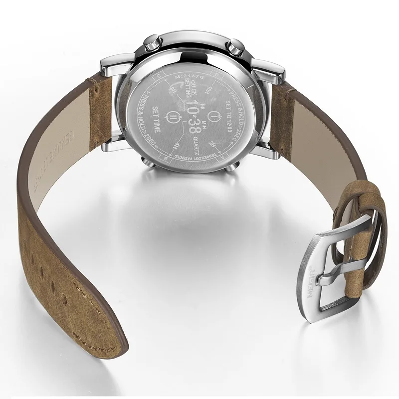 Люксовые часы от бренда MEGIR 2019 новый топ ремешок Для мужчин Военная Униформа