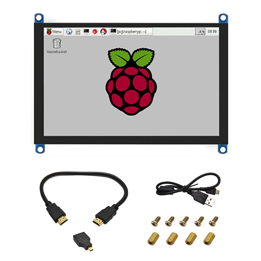 Raspberry Pi4B/3B/Jetson Nano 5 дюймовый сенсорный ЖК дисплей HDMI панель модуль 800*480 интерфейс с