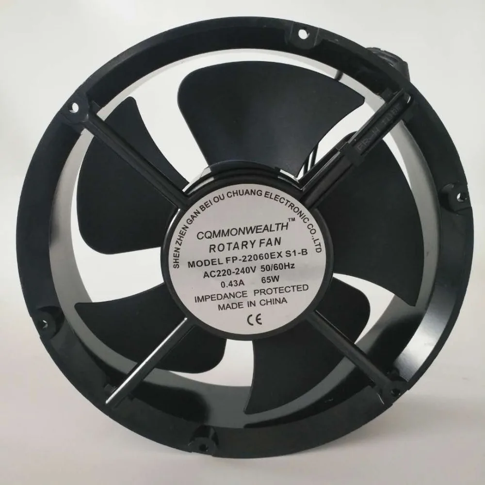 Вентилятор охлаждения FP20060EX-S1-B промышленный вентилятор 20 см двойной шар 110 V/220 V/380 V