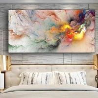 abstract colorful cloud canvas painting landscape posters and prints cuadros wall art picture for living room home decoration
