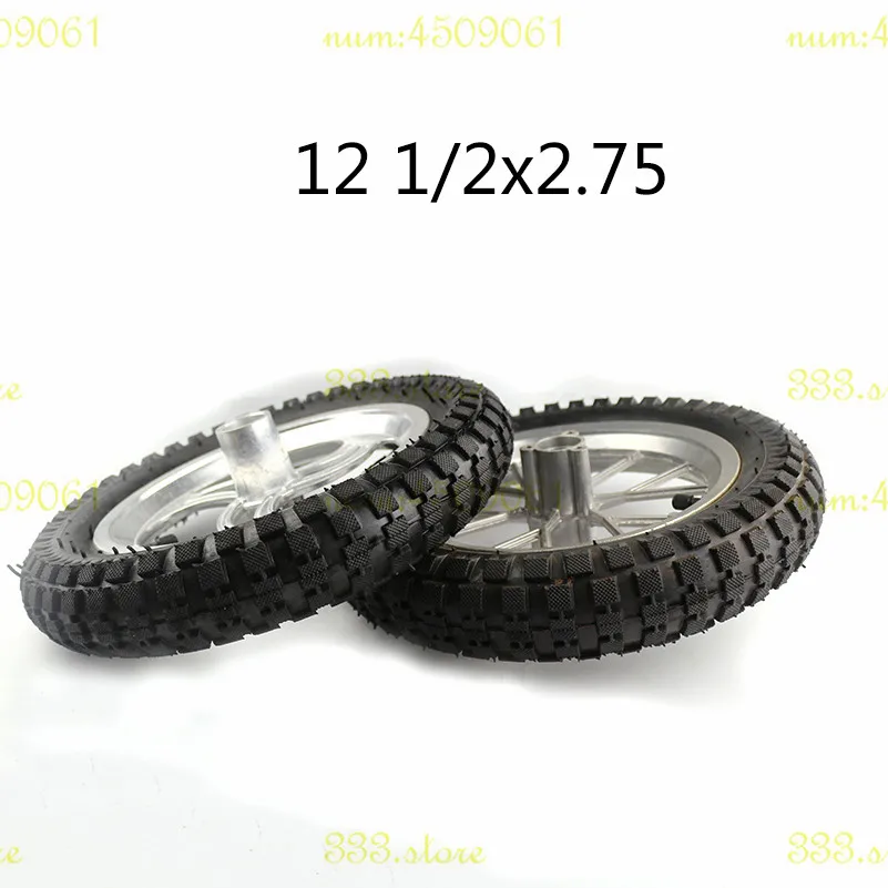 Передние и задние колеса 12 1/2x2 75 шины в сборе 1/2X2.75 для бритвы Dirt Rocket MX350 MX400 мини