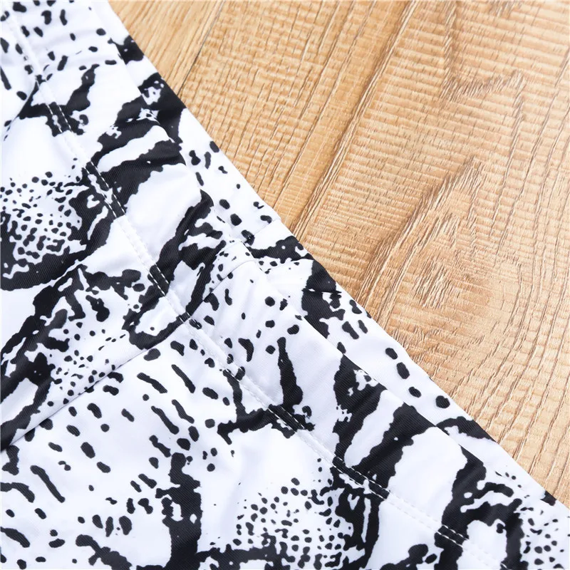 

Summer 2pcs Sexy Swimsuit Women Snakeskin Printed Tanks Push Up Set Swimwear High Waist Thong Bikinis Set Beachwear