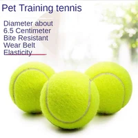dog toy 6 5 cm diameter practice green tennis ball beach pet toy sports outdoor fun tennis dog masticate toy