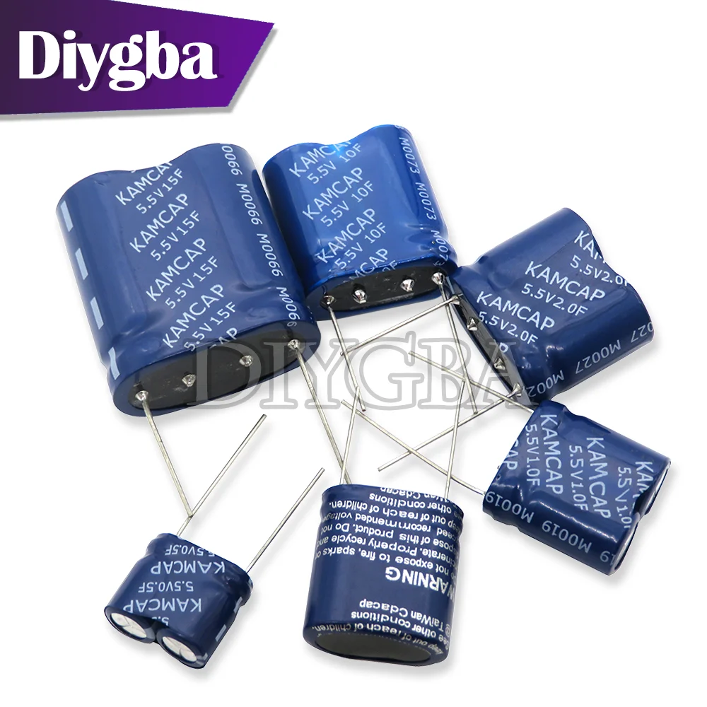 1PCS 5.5V Super capacitor square farad combination type 0.5F 1.0F 2.0F 2.5F 3.5F 4.0F 5.0F 7.5F 10F 15F 1F 2F 3F 4F - купить по