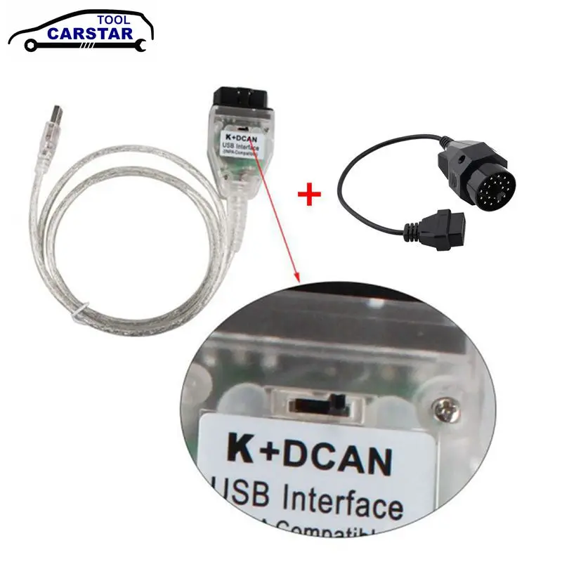 Высокое качество для BMW INPA K + CAN с чипом FT232RQ интерфейс DCAN USB Полная диагностика