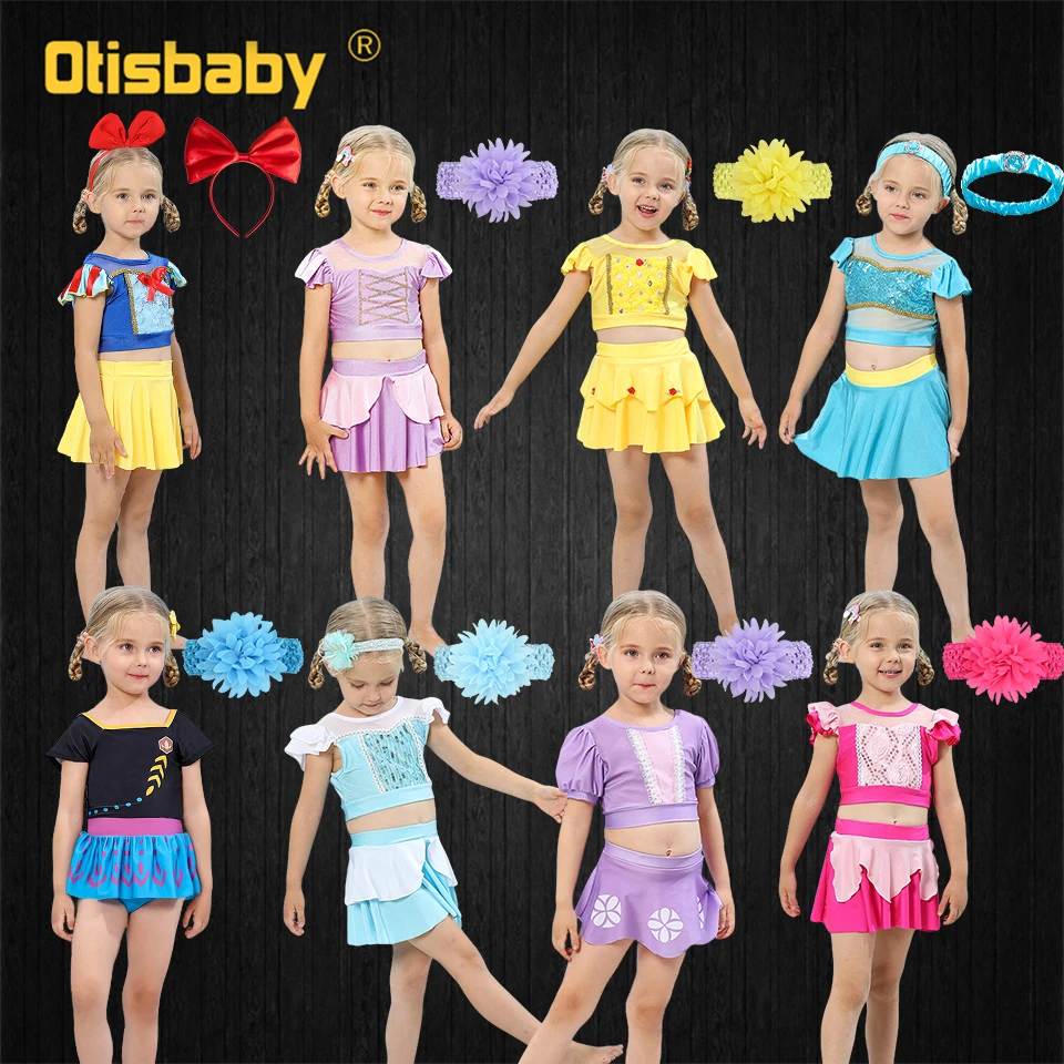 Лето 2021 необычные модели Софии Аврора Золушки + плавки для девочек Цельный