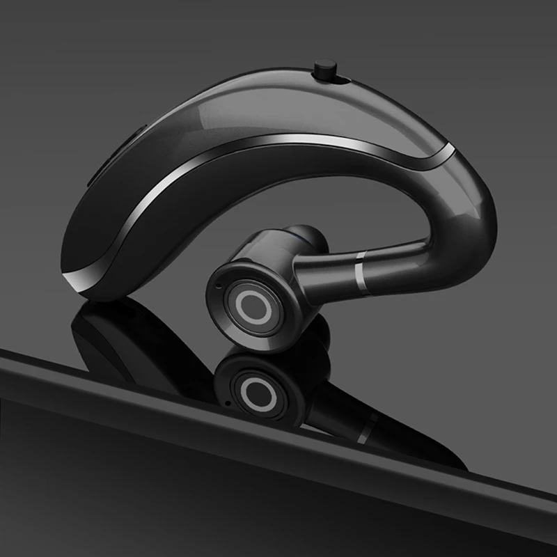 Q10 беспроводные наушники вкладыши с крючком Bluetooth 5 0 300 мАч одиночные без рук