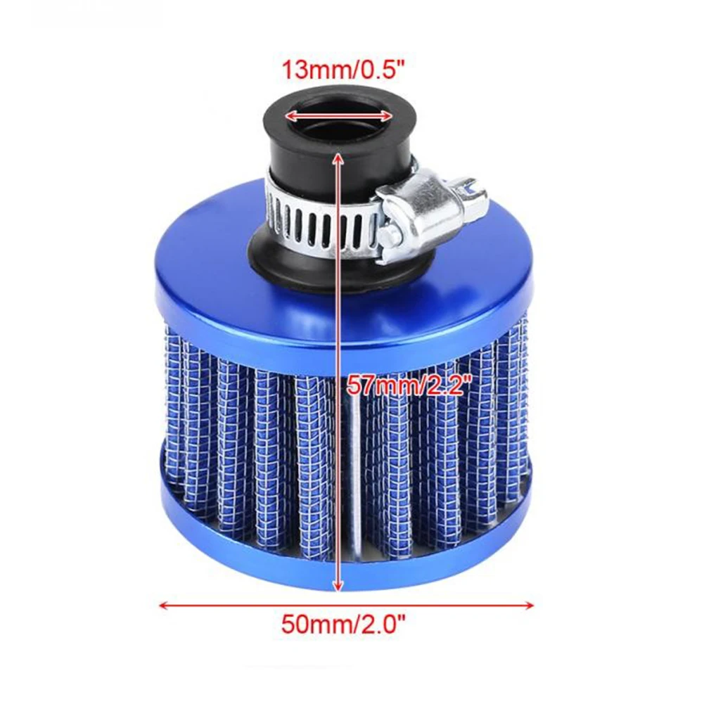 Универсальный 12 мм Автомобильный конусный фильтр для холодного