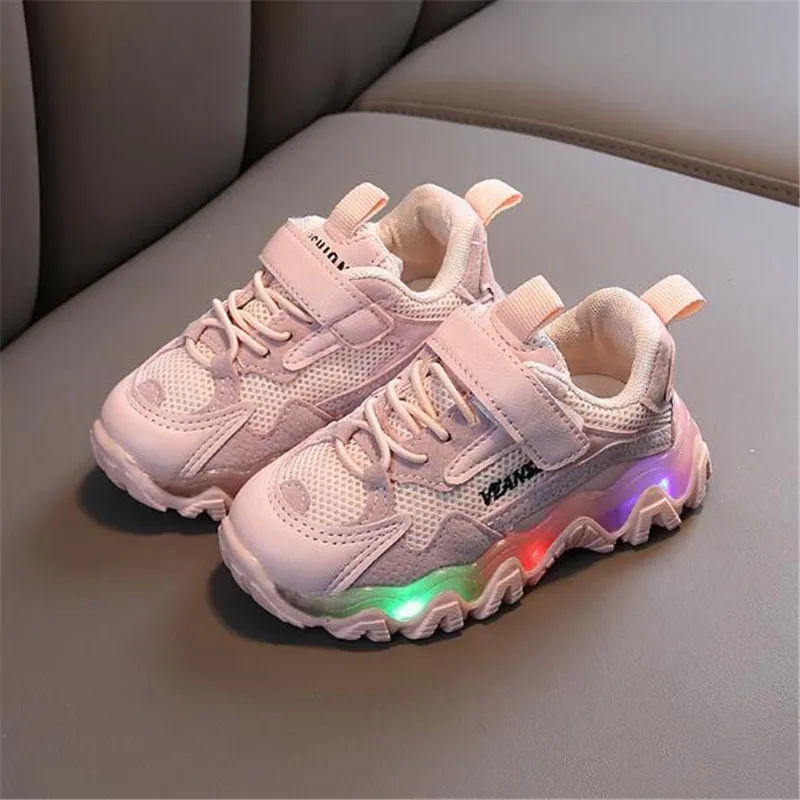 

New Spring/Autumn Children Shoes Casual Toddler Student Sneakers Sports Shoes Boys Girls Light Shoes Kids Flats Baby 018