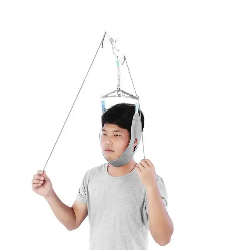 

Массажер для шеи регулируемый, устройство для растяжки шеи, хиропрактика, расслабляющий массажер для спины и головы