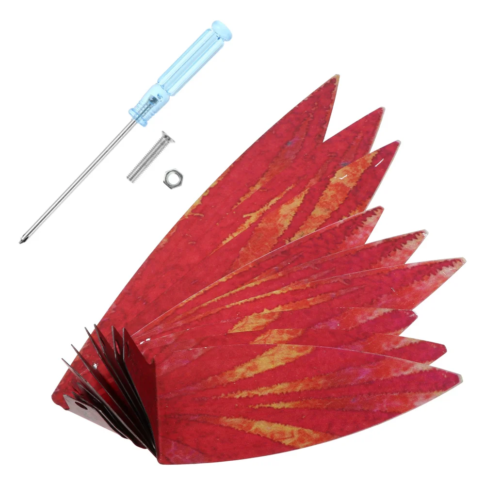 

1 Set Metal Iron Art Artificial Flower Decoration Ornament for Home Garden Patio