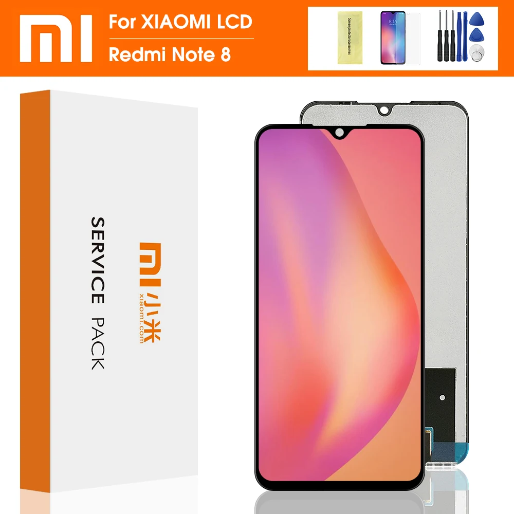 Оригинальный ЖК дисплей для xiaomi Redmi Note 8 сменный сенсорный экран в сборе redmi M1908C3JH