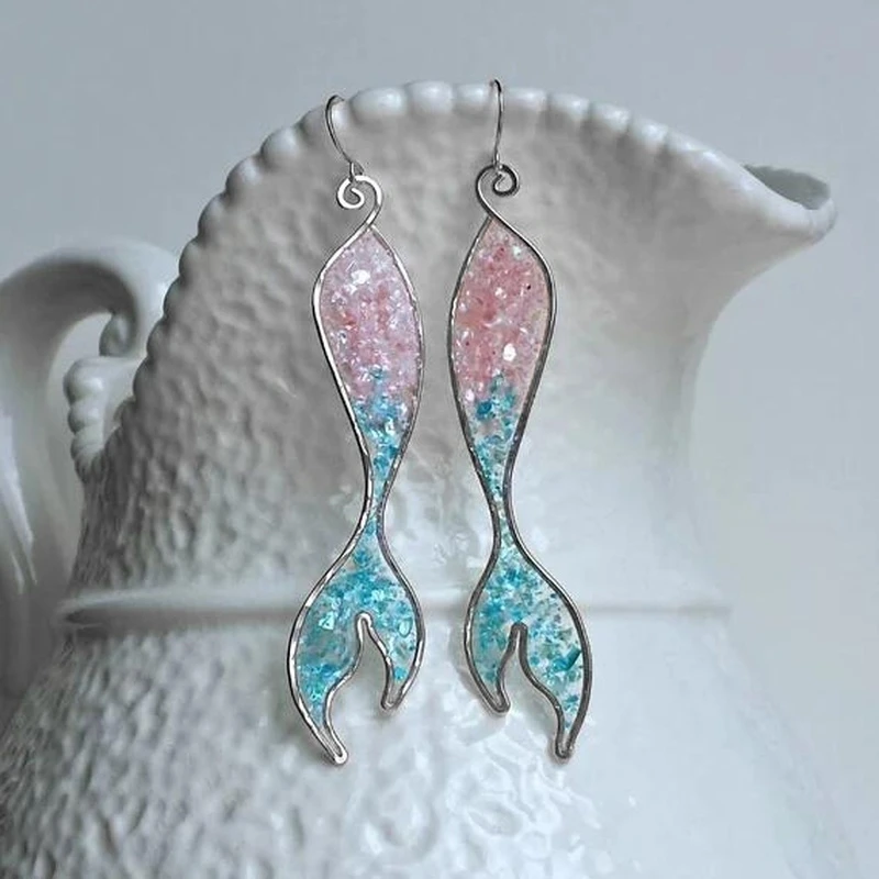 Earring E667 Большие круглые серьги с лунным камнем для женщин, эффектные свадебные украшения, новые модные Кристальные висячие серьги с подвеской Z5M043 - Окраска металла: Earring E667