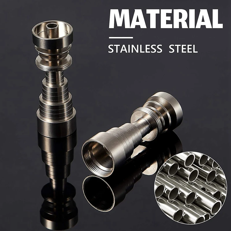 2 Pieces Titanium Wax Tool Stainless Steel Cap Universal 6 in 1 Metal Waterproof Rustproof Carving | Инструменты