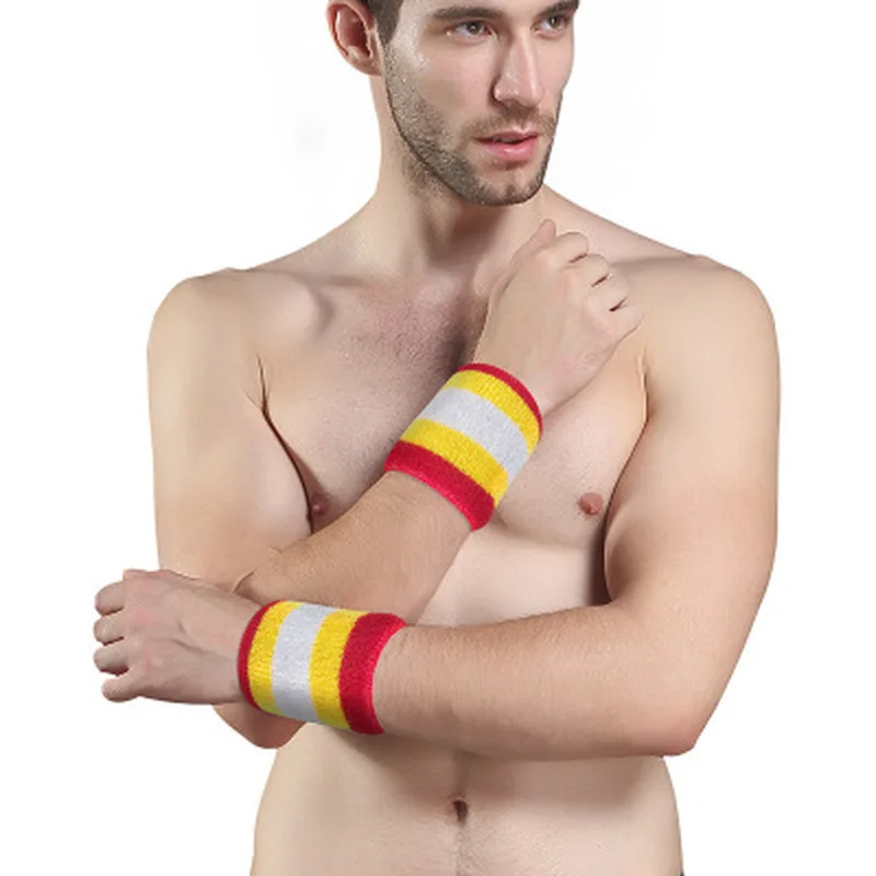 1 шт. спортивный браслет напульсник унисекс защита для запястья дышащий Бег