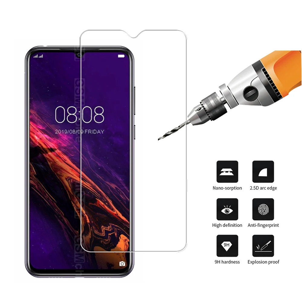 Закаленное стекло Для Doogee N20 Защита экрана для N10 X90 Y8 Y9 Plus S95 Pro защитная Пленка