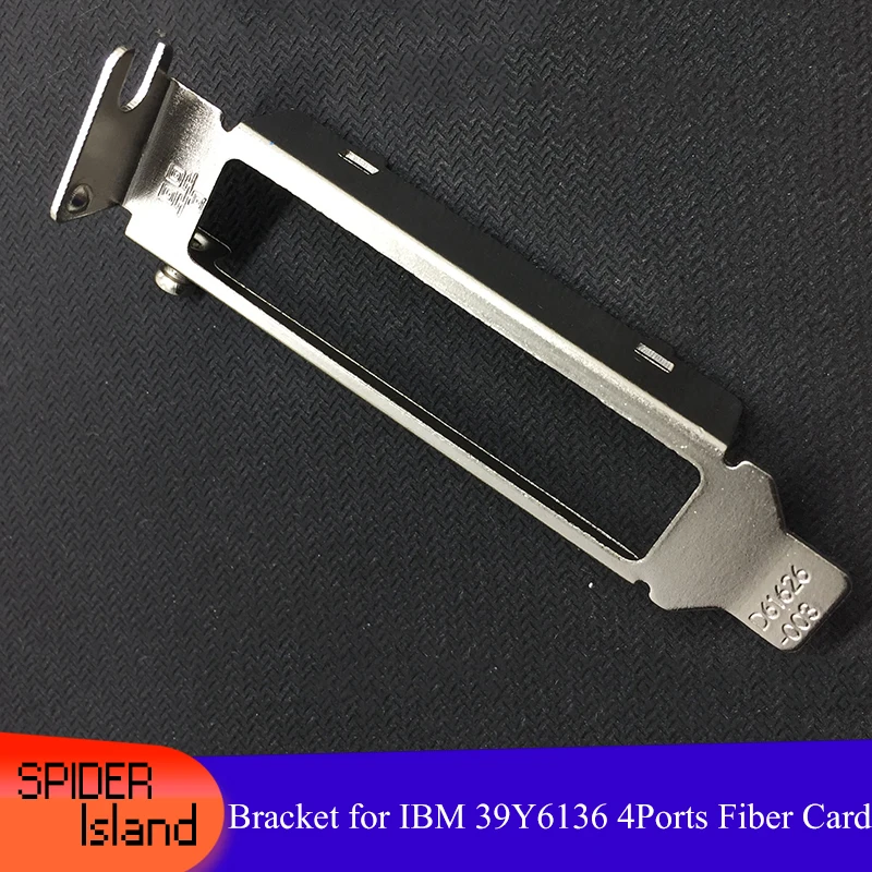 10pcs Fiber Card Bracket for IBM 39Y6136 Four-port 4 Port Short Bezel Baffle Network card Bracket 8cm 1U Bracket