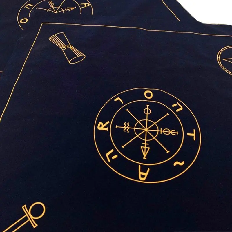 

Altar Tarots Cloth Velvet Tarots Card Tablecloth with Bag Board Game Accessories