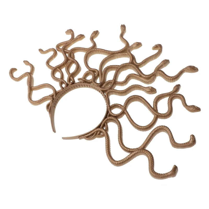 Хэллоуин Винтаж Медуза костюм змейки повязка на голову Платье для косплея