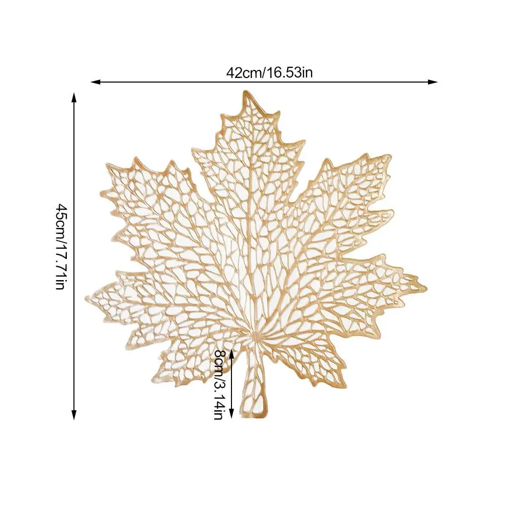 Настольный коврик с кленовыми листьями полые кухонные коврики