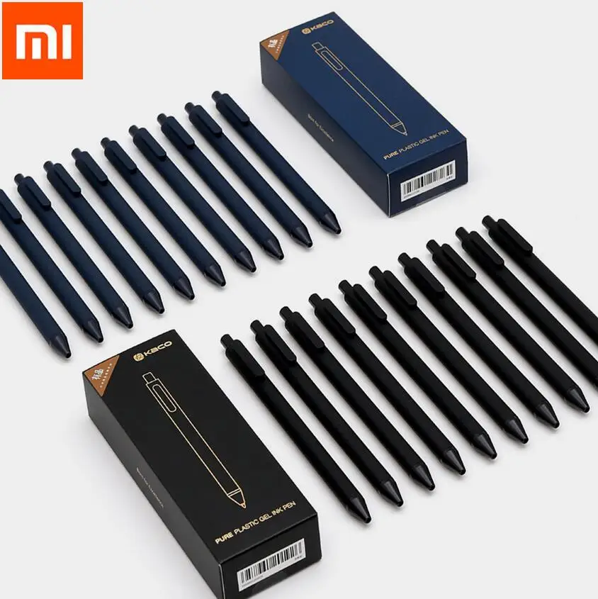 Оригинальная ручка для подписи Xiaomi Mijia KACO 0 5 мм Xiomi Mi Gal чернила гладкого письма