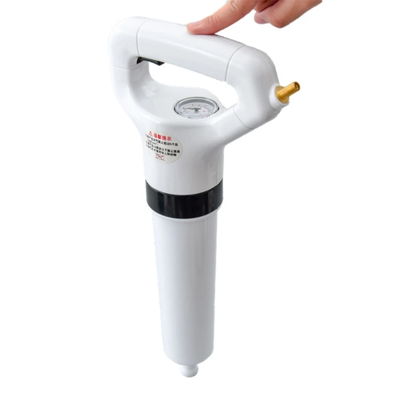 

Air Power Drain Blaster High Pressure Pump Plungers Powerful Household Cleaner