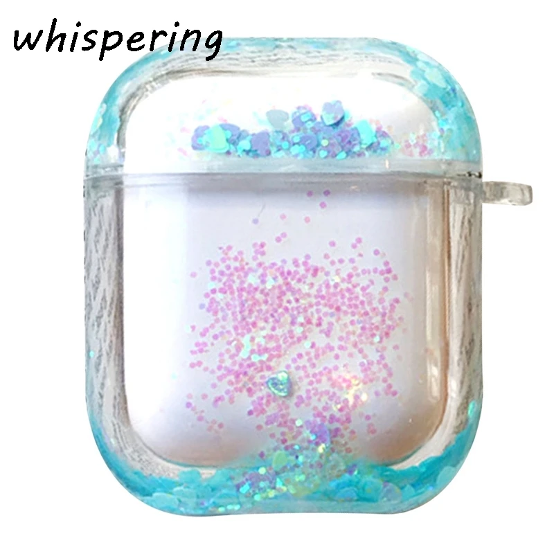 Новинка чехол с жидким песком для Airpods беспроводной Bluetooth совместимый наушников