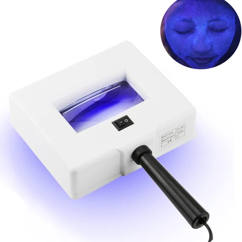 Лампа для тестирования кожи лица деревянная лампа УФ-анализатор увеличивающий