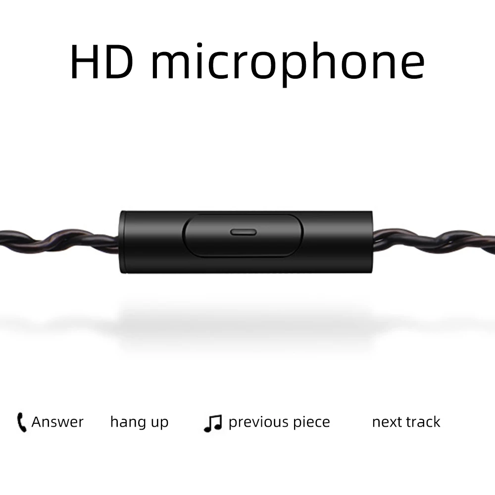 FDBRO двойные динамические наушники-вкладыши микрофон 3 5 мм HiFi бас металлические