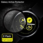 2 шт Защитная пленка для экрана для Samsung Galaxy Watch Active 1 закаленное стекло Смарт-часы защита для часов Active 2 Пленка чехол