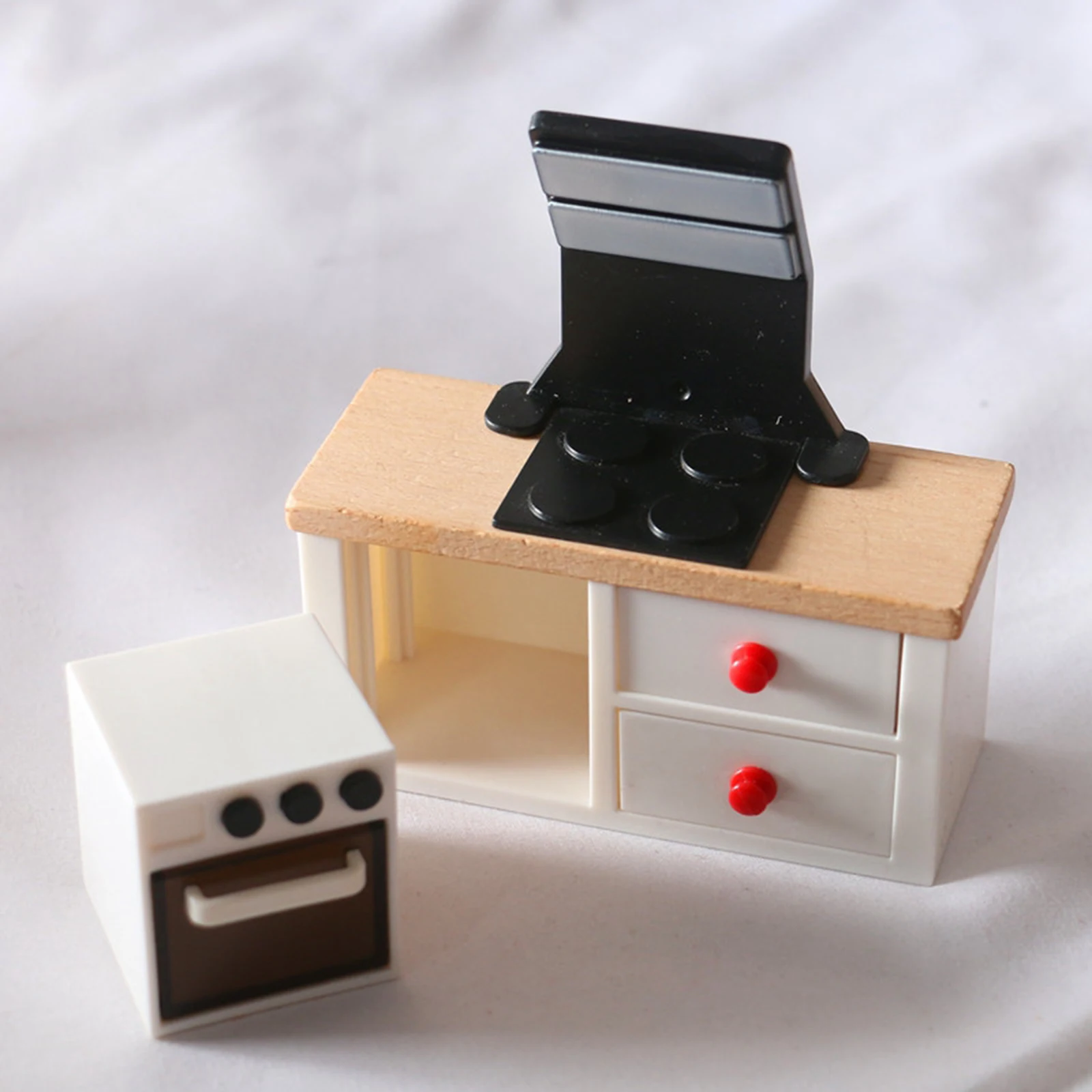 

Modern Mini Cabinet Dishwasher Furniture Playset Dollhouse Furniture Accs