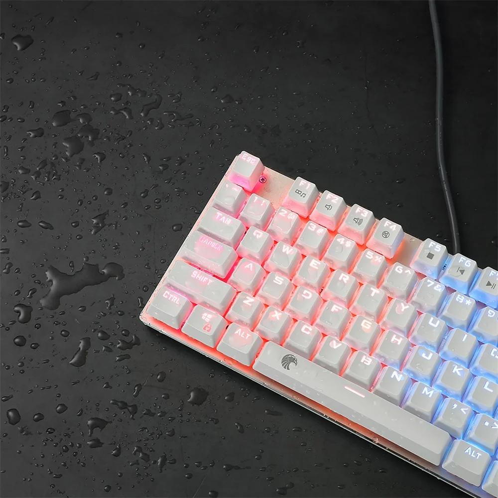 E-Element механическая клавиатура с RGB подсветкой 81 клавиша защита от призрака синие